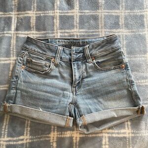 American Eagle Super Stretch Midi Shorts
